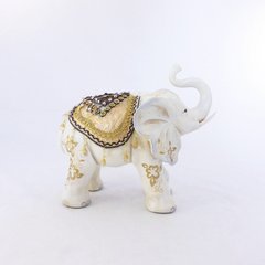 Фигура слона с украшениями, хобот к верху 30см H2623-1N