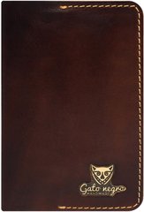 Обложка на паспорт Gato Negro Alfa Brown GN239