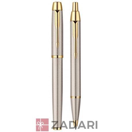 Набор ручек Parker IM Brushed Metal GT RB+BP в подар.уп. DUOSETS 20 392Tb19