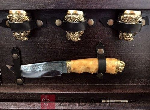 Элитный набор шампуров BergKoch "Козаки " в кейсе