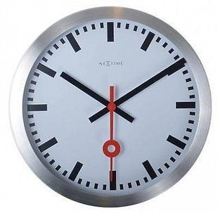 Часы настенные Nextime "Station" белые 3998st