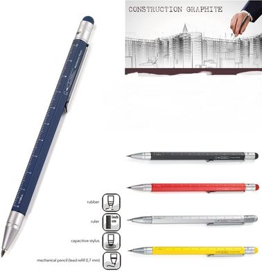 Механический карандаш "Construction graphite", синий