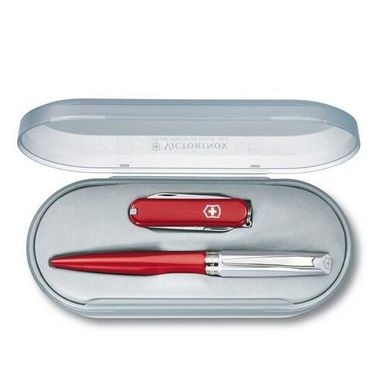 Подарунковий набір з ножа і ручки Victorinox Vx46227.T