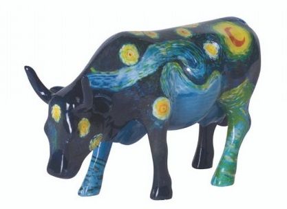 Набор коллекционных статуэток Cow Parade "VAN GOGH" 10 х 6 см 8658