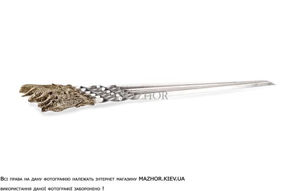 Набор шампуров BergKoch "Трофеи" с ножом в колчане BK-7909