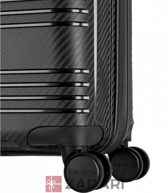 Чемодан на 4 колесах Travelite ZENIT/Black M Средний черный TL075748-01