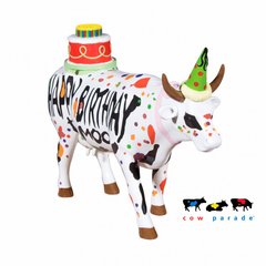 Коллекционная статуэтка корова Happy Birthday