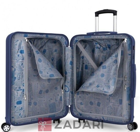 Чемодан Gabol Clever (L) большой Blue синий 927340