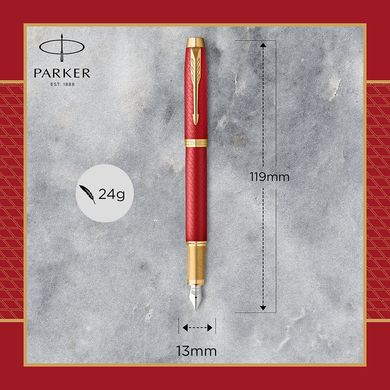 Ручка перова Parker IM 17 Premium Red GT FP F 24 811