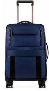 Чемодан синий малый на 4-х колесах Piquadro SETEBOS/Blue BV4269S96_BLU