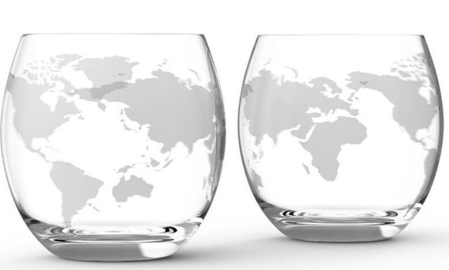 Набор 2 стакана BST "Вокруг света" 640007