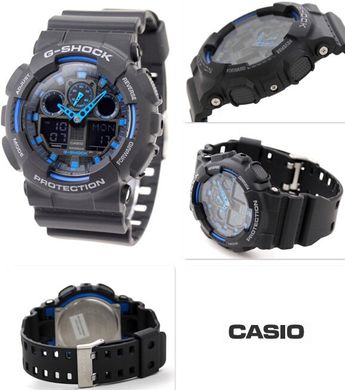 Чоловічі годинники Casio G-Shock GA-100-1A2ER