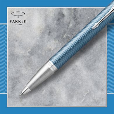 Ручка кулькова Parker IM 17 Premium Blue Grey CT BP 24932