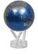Гиро-глобус Solar Globe Mova "Политическая карта" 11,4 см, голубой с серебром (MG-45-NBE)
