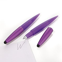 Ручка шариковая со стилусом Комфорт, фиолетовая