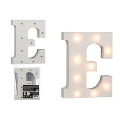 Буква Е декоративная с LED подсветкой