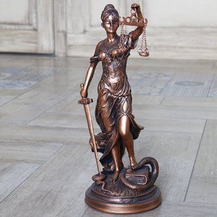 Феміда середня 42 см СП314-2 мідь