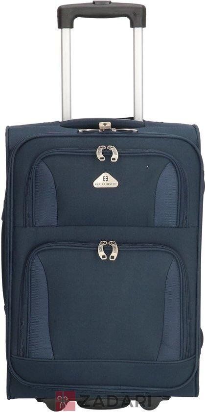 Чемодан Enrico Benetti SAN ANTONIO/Navy S Маленький синий Eb35033 002-50