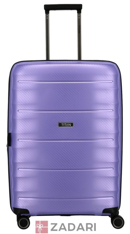 Валіза на 4 колесах Titan HIGHLIGHT/Lilac Metallic M Середній фіолетовий Ti842405-19