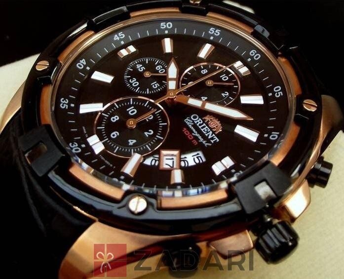 Мужские часы Orient Chronograph FTT0Y004B