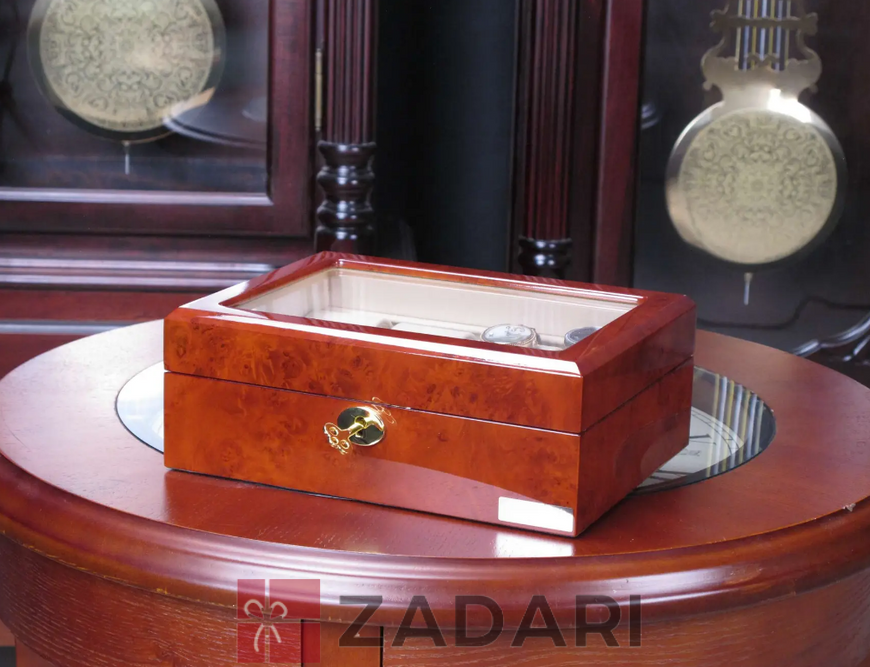 Шкатулка для хранения 8 часов Salvadore 804-8DBC