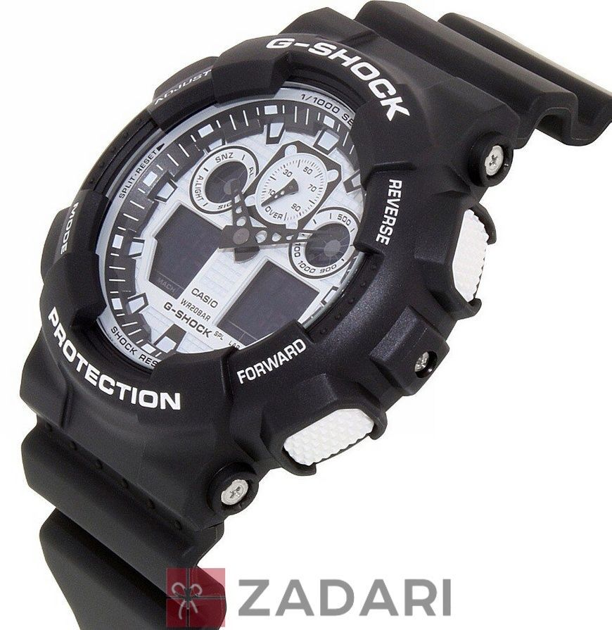 Годинники Casio G-Shock GA-100BW-1AER