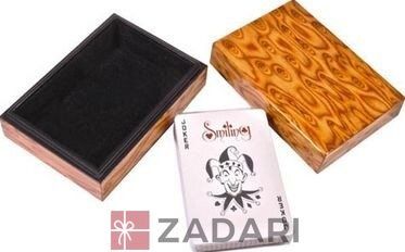 Колода игровых карт в деревянной коробке B13L