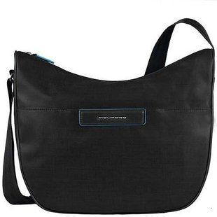 Сумка женская Piquadro AKI/Black наплечная бол. с чехлом д/iPad/iPad Air BD3290AK_N