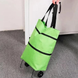 Тканевая тележка 5л удобная складная хозяйственная сумка на колесах HJK01-VBN03