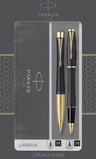 Набор ручек Parker URBAN Muted Black GT RB+BP в подар.уп. DUOSETS 20 282Чb19