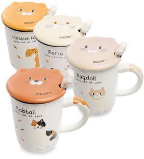 MUG-108 Прикольная кружка на подарок "Благородной породы кот" в асс.