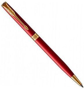 Шариковая ручка Parker SONNET 17 Slim Intense Red GT BP 86 231