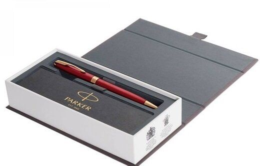 Шариковая ручка Parker SONNET 17 Slim Intense Red GT BP 86 231