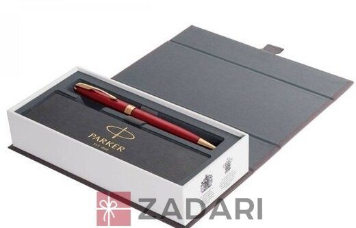 Кулькова ручка Parker SONNET 17 Slim Intense Red GT BP 86 231