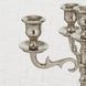 Подсвечник Варас серебряный канделябр h26 алюминий 1223000