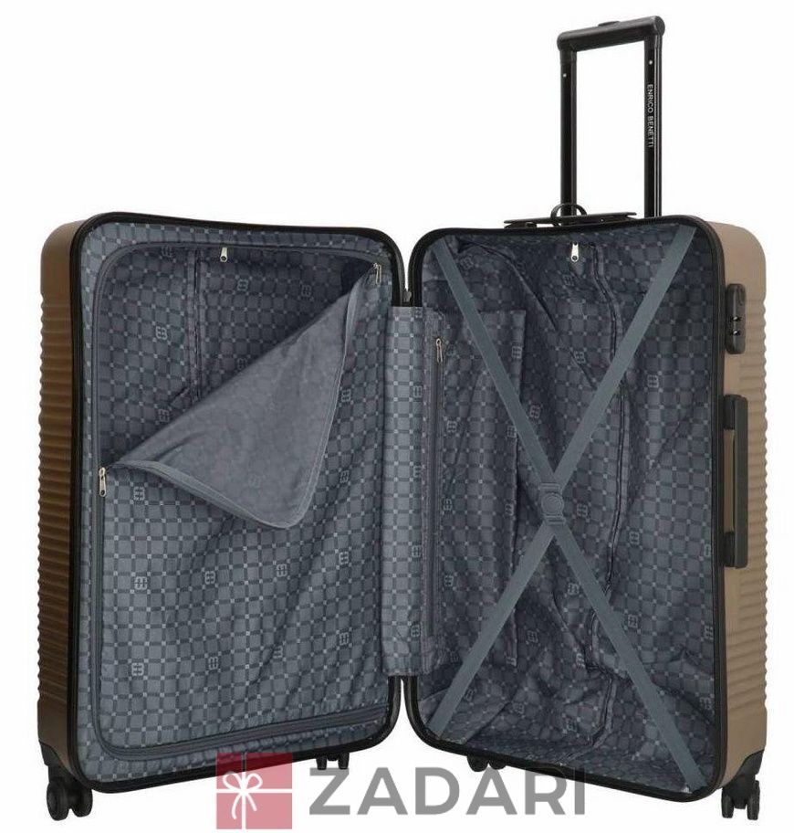 Чемодан Enrico Benetti LOUISVILLE/Champagne M Средний бежевый Eb39040 095-60