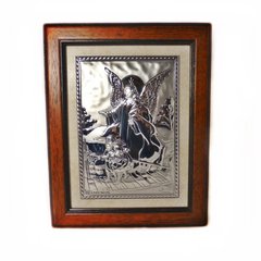 Икона Ангел хранитель в деревянной рамке 313