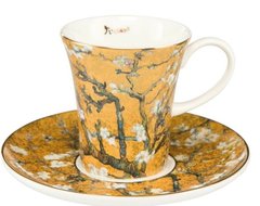 Набор чашка с блюдцем Goebel «Almond Tree Gold» 67-011-57-1
