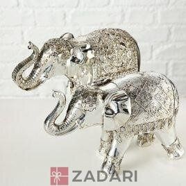 Статуэтка серебряный Слоник w18см 5251200