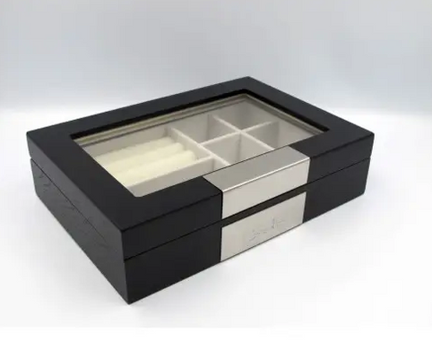 Скринька для зберігання ювелірних годинників та запонок Salvadore WC/4120/20.BL