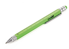 Ручка шариковая-стилус Construction, зеленая