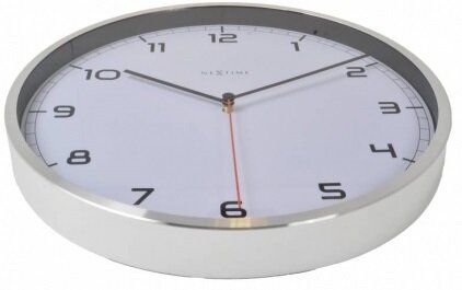Часы настенные бесшумные NeXtime Company-stripe 3071wi