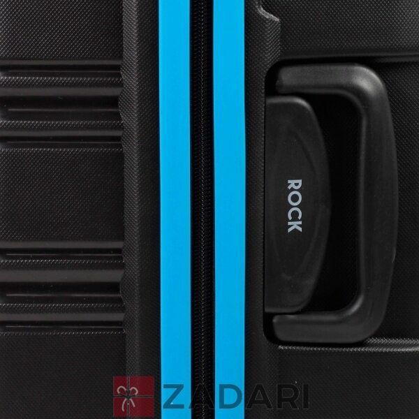 Чемодан середній Rock Impact II (M) Black / Blue 926415