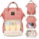 Рюкзак для мам Sunveno Diaper Bag Orange Pink NB22179.OPK оранжевый 23 л