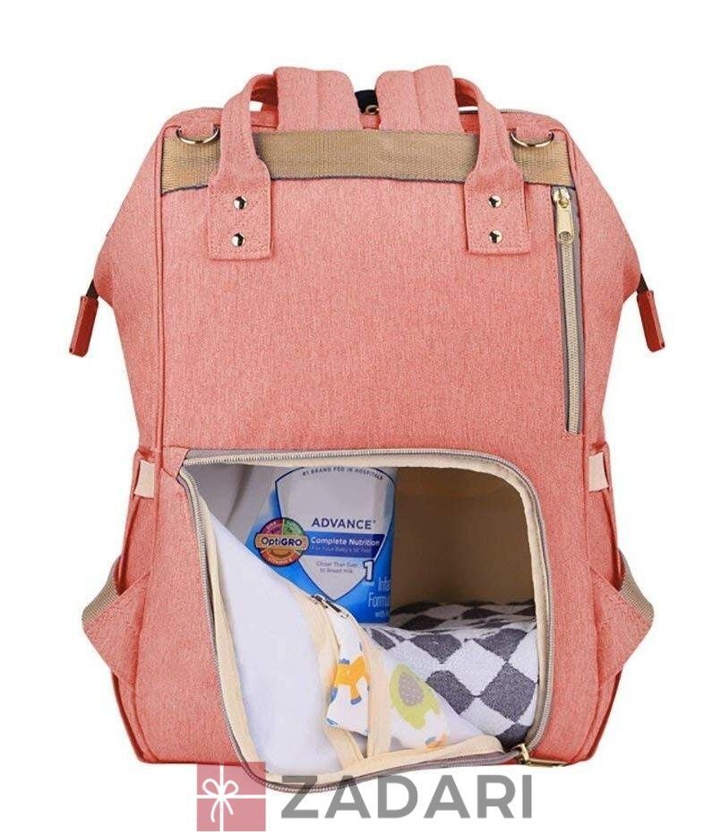 Рюкзак для мам Sunveno Diaper Bag Orange Pink NB22179.OPK оранжевый 23 л