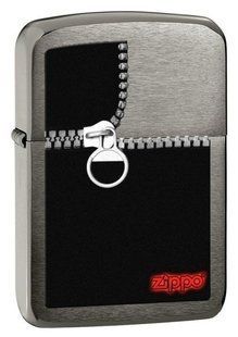 Зажигалка Zippo ZIPPED BLACK ICE 28326