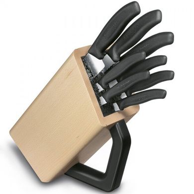Набір кухонних ножів Victorinox SwissClassic з дерев'яною підставкою Vx67173.8