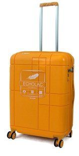 Чемодан Echolac MONOGRAM/Electric Orange M Средний EcPW003-402-70