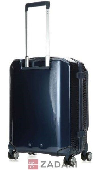 Чемодан на 4-х колесах синий Piquadro CUBICA/Blue S Маленький BV4736CB_BLU