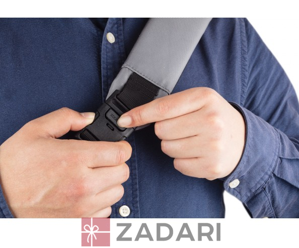Рюкзак антизлодій XD Design Bobby "Sling", сірий P705.782
